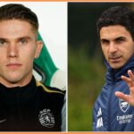 Viktor Gyokeres and Mikel Arteta