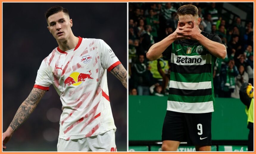 Benjamin Sesko and Viktor Gyokeres