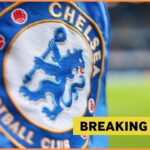 Chelsea logo and breaking news banner