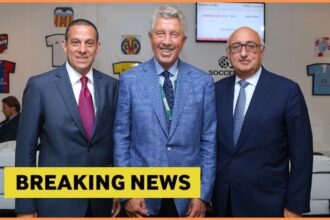 Jonathan Barnett (right) the Soccerex Global Convention at Manchester Central on September 8, 2015