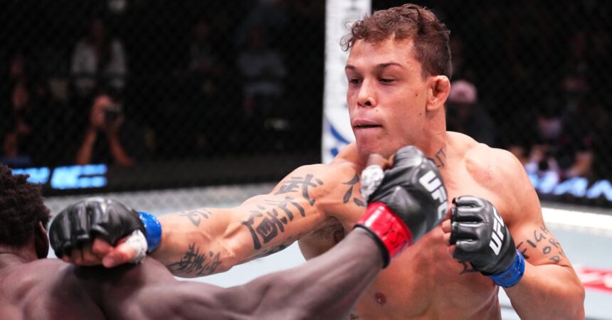 Caio Borralho says he’s the backup fighter for Dricus Du Plessis vs. Khamzat Chimaev main event at UFC 319