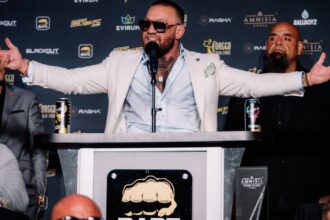 Conor McGregor tells Mike Perry ‘dance for me’ in return to BKFC, reveals new signings including Yoel Romero