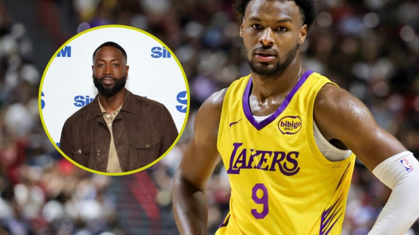 Dwyane Wade raves about Bronny James performances and the moment that struck him, 'his bag is...'