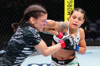 Eduarda Moura had 1 request for Dana White in UFC Nashville post-fight meeting