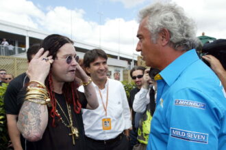 Epic Ozzy Osbourne and Martin Brundle F1 grid walk clip resurfaces