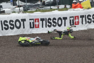Franco Morbidelli taken to hospital after violent German MotoGP sprint crash