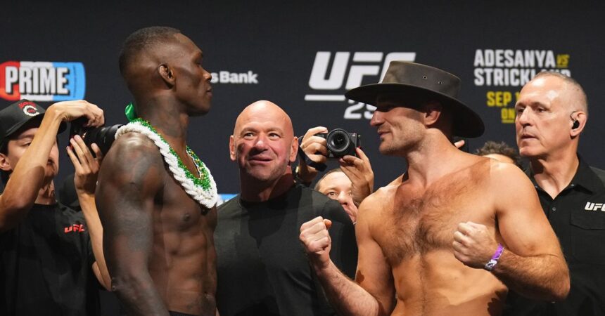 Israel Adesanya wants Sean Strickland rematch this fall: ‘He’s been quiet’