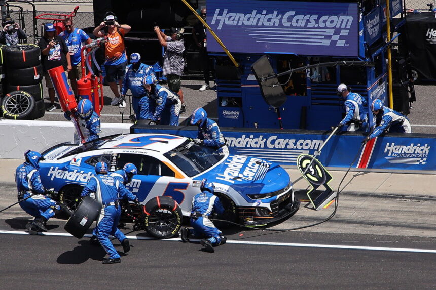 Kyle Larson ‘could do nothing differently’ to beat Bubba Wallace for NASCAR Brickyard win