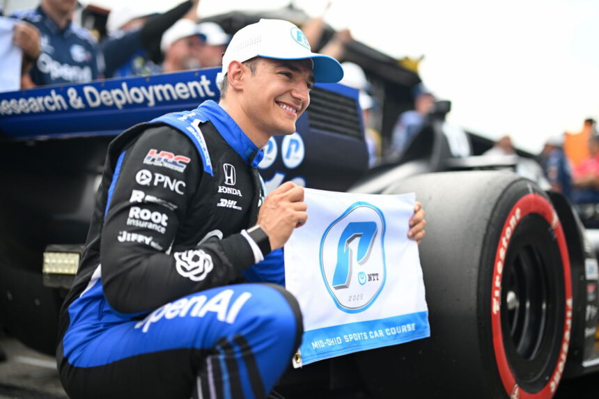 Starting grid for 2025 IndyCar Mid-Ohio race: How the race will begin