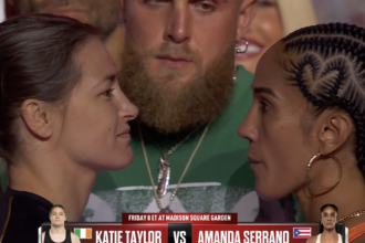 “Third time is the charm’: Watch Katie Taylor and Amanda Serrano face off for the final time ahead of trilogy bout