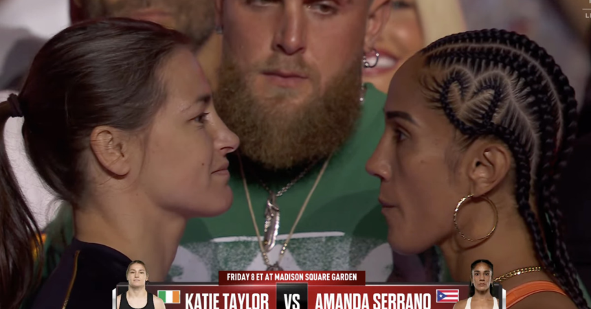 “Third time is the charm’: Watch Katie Taylor and Amanda Serrano face off for the final time ahead of trilogy bout