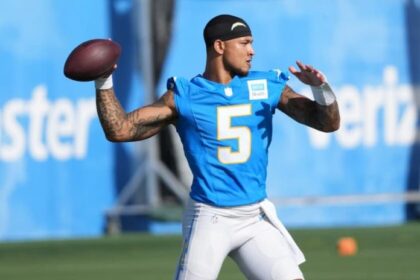 Trey Lance Chargers pic