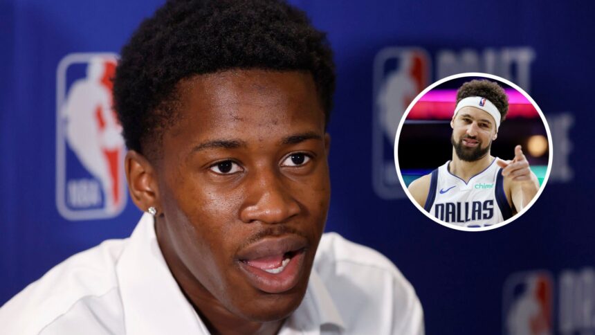 VJ Edgecombe said Klay Thompson gave him crucial advice ahead of NBA Draft, 'the main thing...'