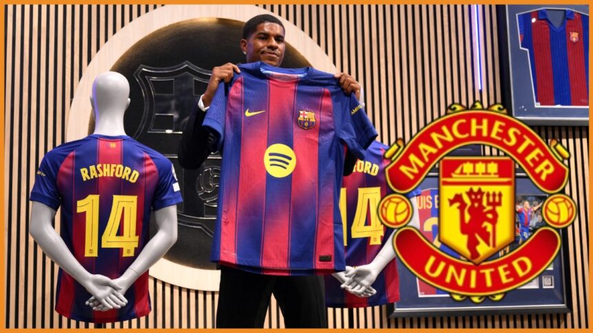 Marcus Rashford has completed his loan move from Manchester United to Barcelona