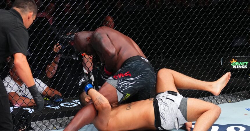‘Horrible time to stop a fight’: Pros react to Derrick Lewis’ controversial knockout win at UFC Nashville