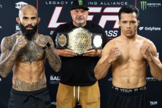 ‘I’m going straight to the UFC’: Top prospects Marcos Degli, Matheus Severino see high stakes in LFA title fight