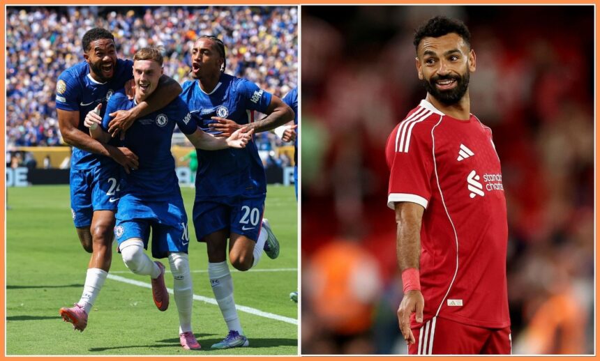 Cole Palmer and Mohamed Salah