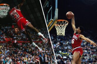 How Michael Jordan addressed comparisons to Dr. J Julius Erving at the very start of his NBA career