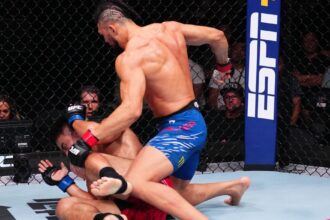 Johnny Walker stuns Zhang Mingyang, delivers ground and pound finish in UFC Shanghai main event