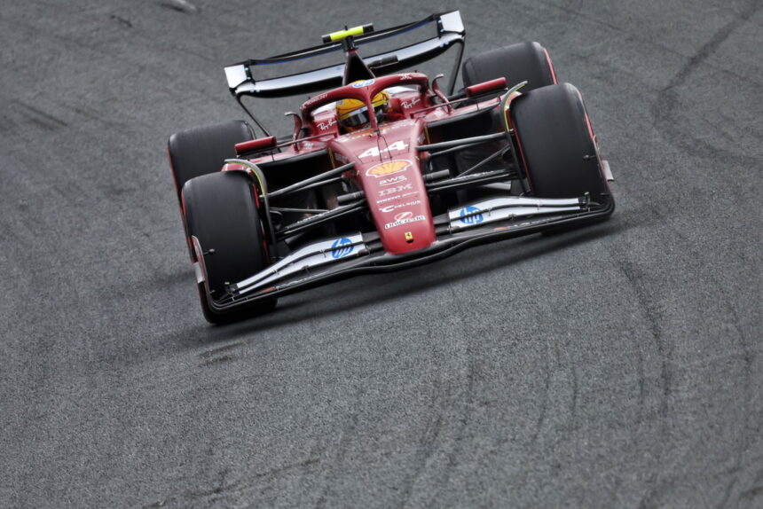 Lewis Hamilton points to "unpredictable" Ferrari after two spins in Dutch GP practice