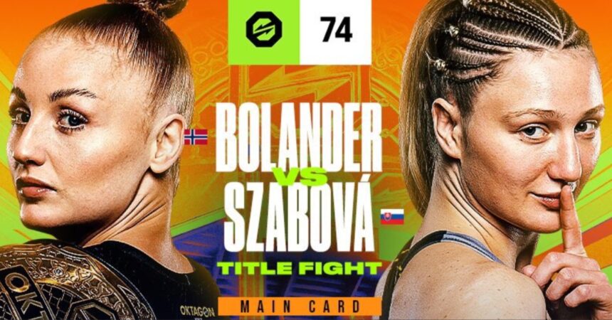 Oktagon 74: Bolander vs. Szabová - Full Results from Prague