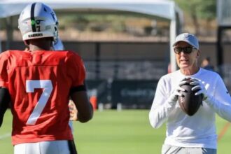 Pete Carroll and Geno Smith Raiders pic