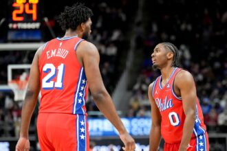 Tyrese Maxey reveals what it has been like playing alongside Joel Embiid on the 76ers, 'I'm just...'