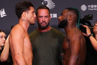 UFC Shanghai weigh-in results: Brian Ortega vs. Aljamain Sterling changed to catchweight fight