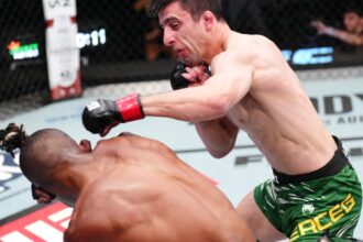 UFC Vegas 109 results: Steve Erceg survives early scare, rebounds for decision win over Ode Osbourne