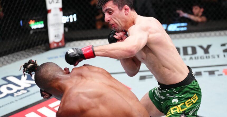 UFC Vegas 109 results: Steve Erceg survives early scare, rebounds for decision win over Ode Osbourne