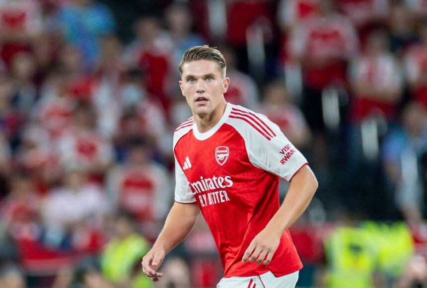 Viktor Gyokeres in action for Arsenal