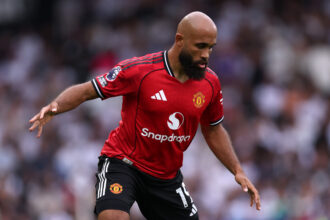 Watch: Bryan Mbeumo scores first Man United goal to bring his side into the game