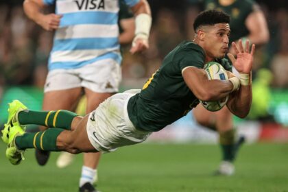 Rassie Erasmus says 'a lot of people' helped Sacha Feinberg-Mngomezulu reach Springboks record