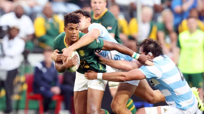 'There's still a job to do' - Springboks' Canan Moodie tempers Rugby Championship title excitement