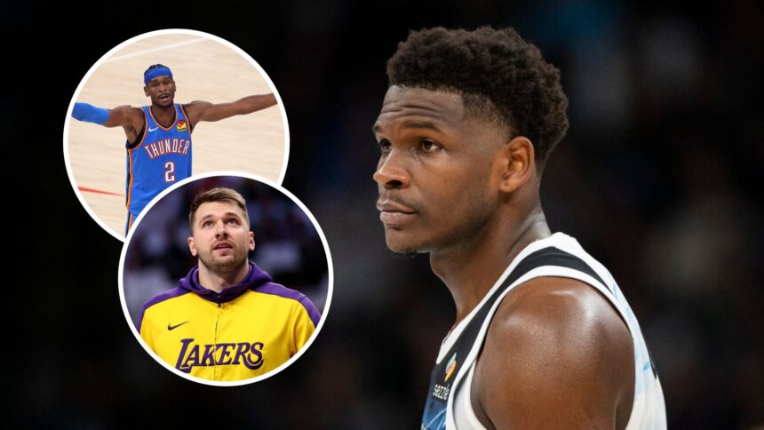 Anthony Edwards had a Shai Gilgeous-Alexander, Luka Doncic realization after 2025 WCF loss, says NBA insider