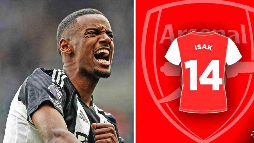 Arteta let Arsenal's very own Isak leave for £0