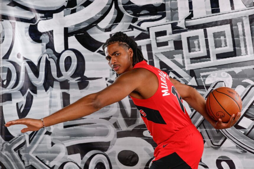 Bobby Webster on what Collin Murray-Boyles has shown with Toronto Raptors already, makes 'very rarely' warning
