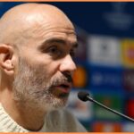 Chelsea manager Enzo Maresca speaking to the media