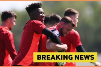 Andre Onana in Manchester United training