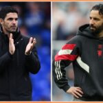 Mikel Arteta and Ruben Amorim