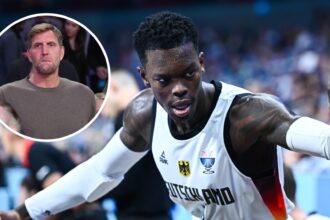 Dennis Schroder makes Dirk Nowitzki point immediately after winning EuroBasket MVP, 'What he's done in the NBA...'