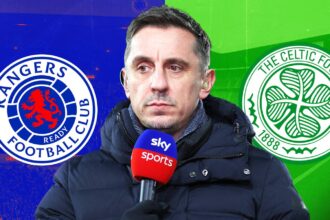Gary Neville picks between Celtic and Rangers for "best" stadium atmosphere