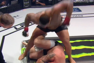 LFA 217 video: Gable Steveson crushes Braden Peterson with nasty ground and pound knockout