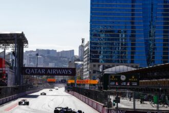 Lapping Baku with Valtteri Bottas