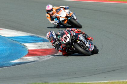 Race one podium, Assen, Redding, Haslam & Kent, BSB, 2025