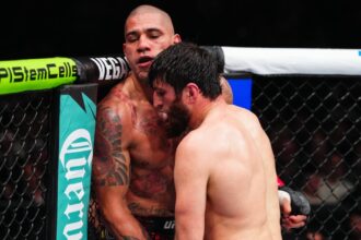 Magomed Ankalaev accuses Alex Pereira of greasing in first fight