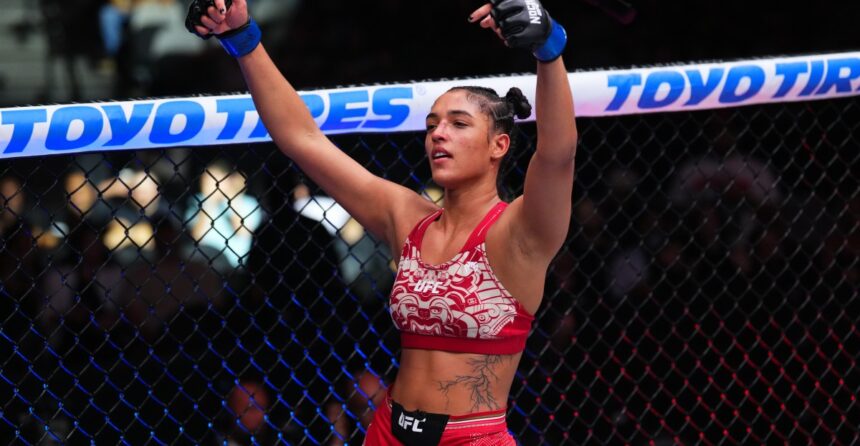 Manager compares Alice Pereira to Giannis Antetokounmpo after UFC debut loss