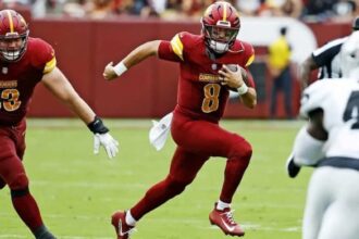 Marcus Mariota Commanders pic 1