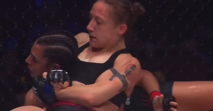 Missed Fists: Mackenzie Stiller nearly takes head home with wicked bulldog choke