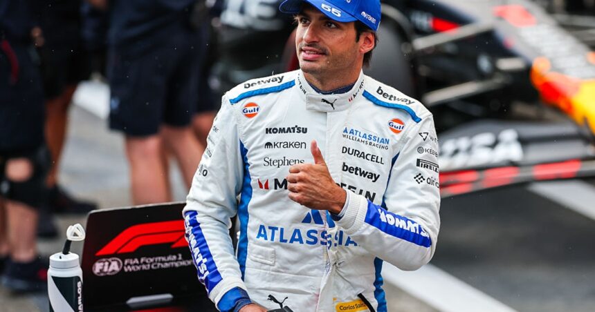 Sainz targets podium after scoring qualifying upset